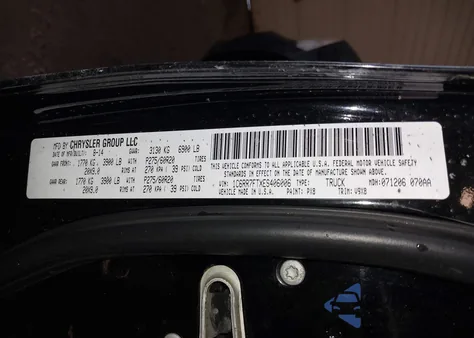 2014 Ram 1500 Express из США, поврежденный, VIN 1C6RR7FTXES406006